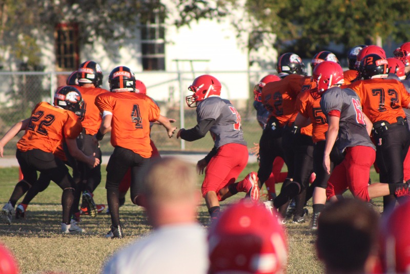 Avilla R13 Schools 2 Avilla Panthers play as Miller Cardinals in