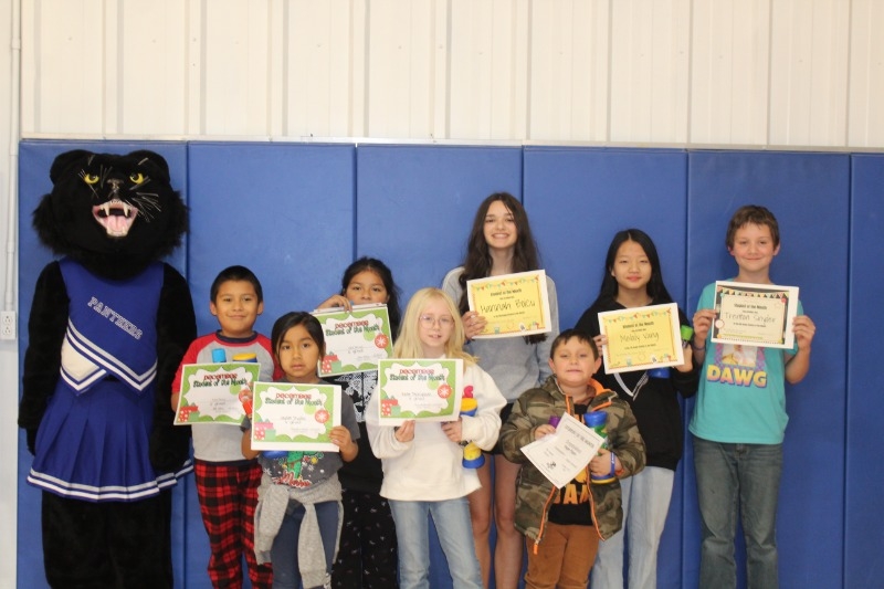 Avilla R13 Schools December Students of the Month