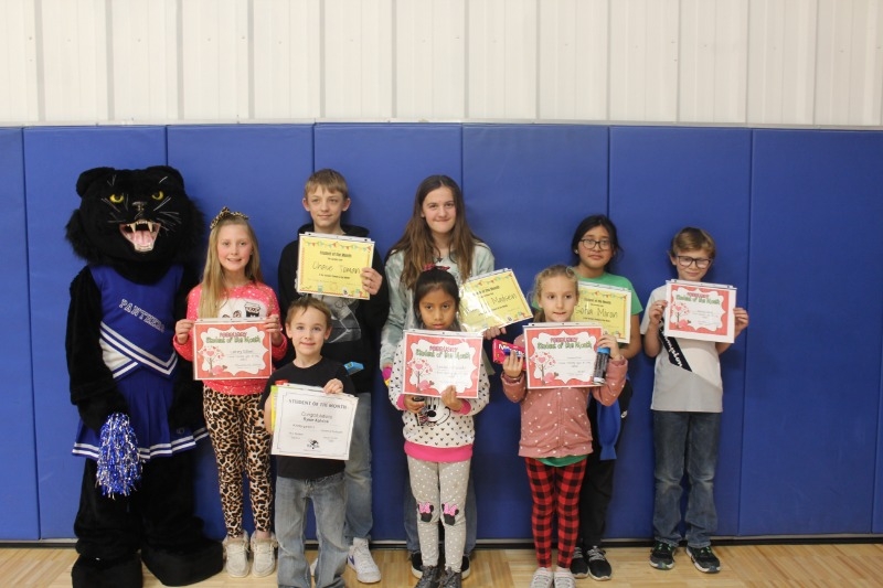 Avilla R13 Schools February Students of the Month