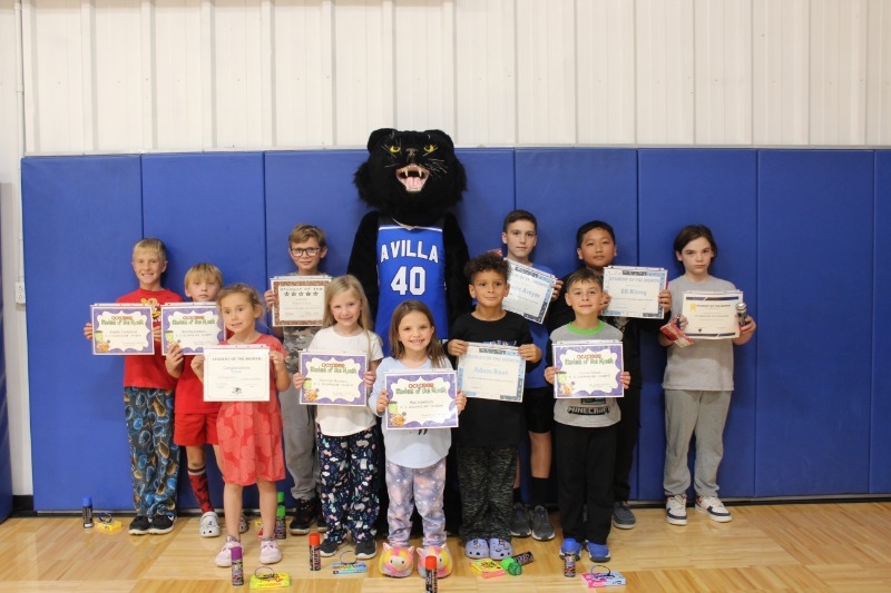 Avilla R13 Schools October Students of the Month