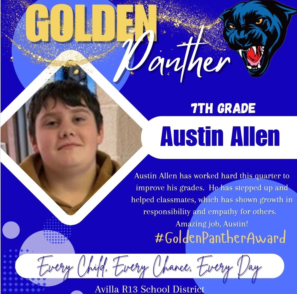 Avilla R-13 Schools - Golden Panther
